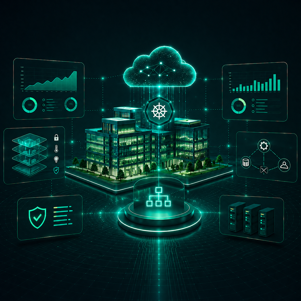 Amazon EKS Hybrid Workload Stabilisation Case Study for Smart Building Platforms