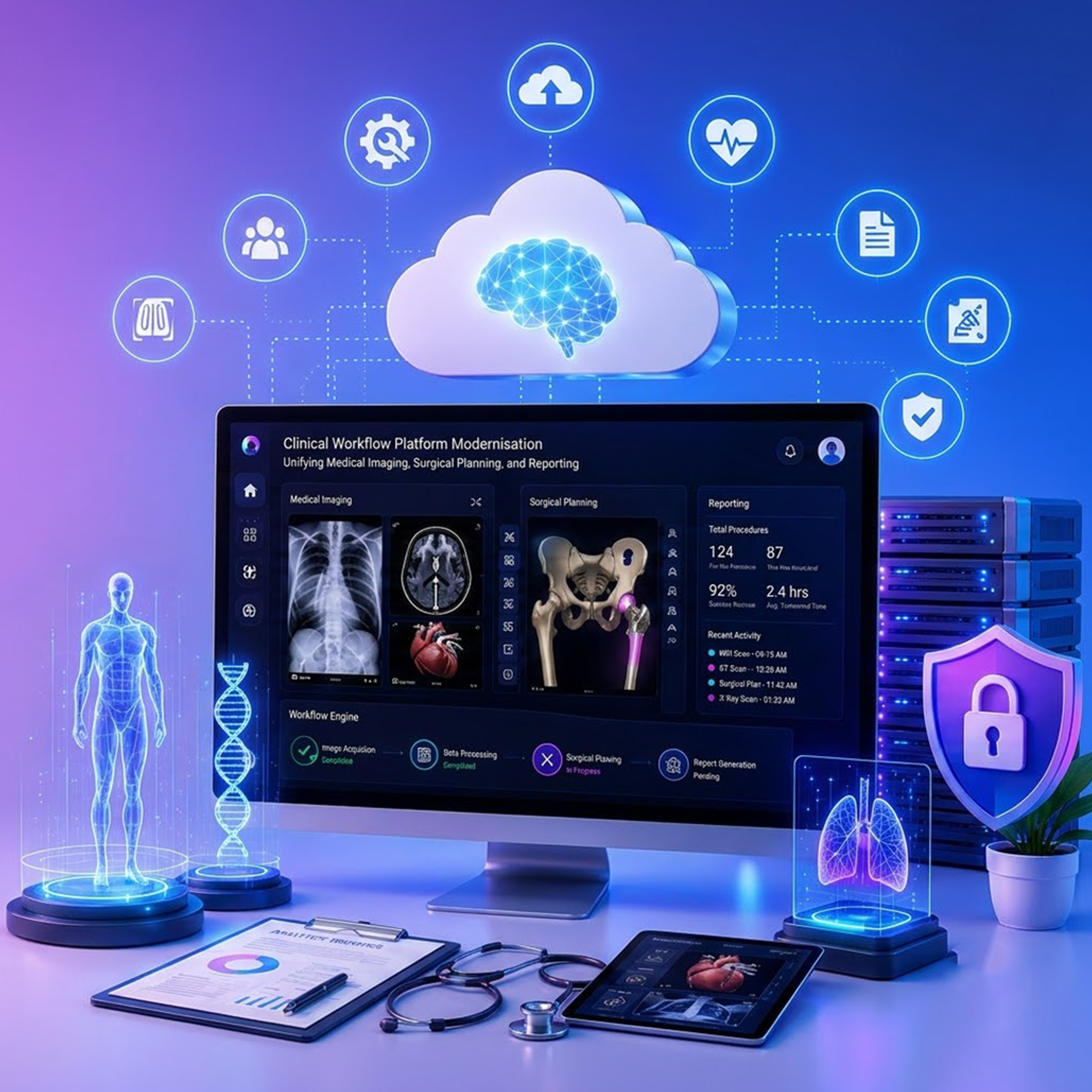 Clinical Workflow Platform Modernisation: Unifying Medical Imaging, Surgical Planning, and Reporting