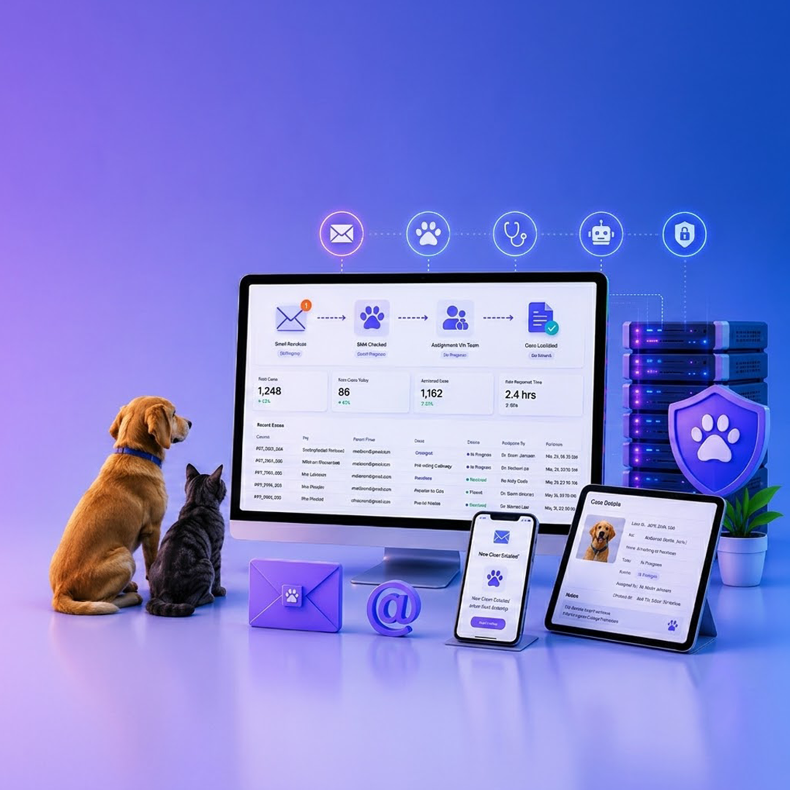 Email-to-Case Automation for Veterinary Healthcare Platforms on AWS